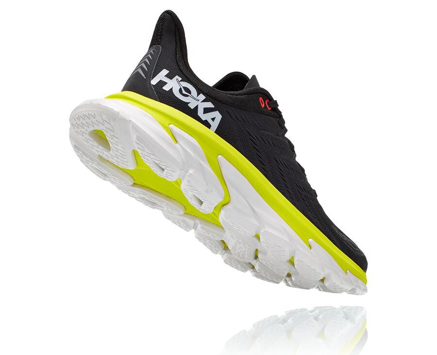 Hoka One One Mens Running Shoes - Clifton Edge - Black - MEPO21950